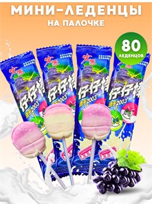 Чупа Чупс со вкусом Винограда (8755) 4 гр*1 кор х 24 бл х 80 шт 8755-1