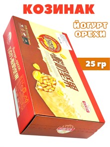 Козинак из орехов с йогуртовым вкусом Laoquqinghuai (40797) 25 гр*1 кор х 12 бл х 20 шт 40797