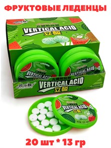 Кислые фруктовые леденцы Happy monkey Арбуз (1082) 13 гр*1 кор х 15 бл х 20 шт 1082