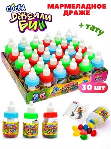 Мармеладное драже Соска Джелли Бин (Канди Клаб) (MAR162) 12 гр*12 бл*30 шт MAR162