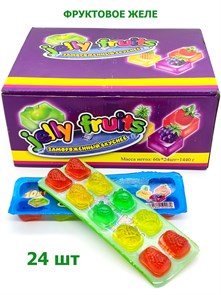 Желе Jelly Fruits фруктовое (Danli) 60 гр*6 бл*24 шт 202515