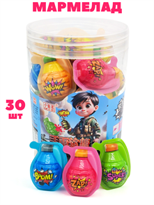 Мармелад с начинкой Граната Shouleiruantang (4144) 10 гр*1 кор 20 банок х 30 шт 4144