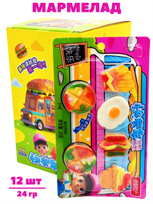 Мармелад на блистере Стрит фуд Tiantianhaochiz (19288) 24 гр*16 бл х 12 шт 19288