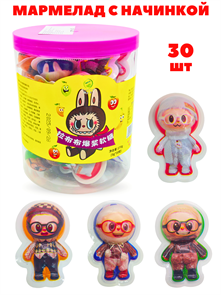 Мармелад с начинкой Вакуку (1186) 9 гр*1 кор х 20 банок х 30 шт 1186