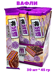 Вафля с нежной начинкой Таро Maifantianfulieluo (0939) 45 гр*1 кор х 12 бл х 30 шт 0939