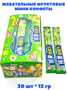 Жевательные фруктовые мини конфеты Яблоко-манго Suan Niu (41632) 15 гр*1 кор х 20 бл х 30 шт 41632