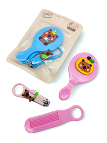 Набор Капибара (расческа, зеркальце, кусачки) в пакете 11 х 17 см 00-6602 00-6602