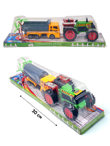 Трактор со строительной техникой под колпаком 32 х 8 х 9 см 2525-52 2525-52