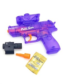 Набор Пистолет с полимерными пулями и лазерным указателем в пакете 17 см YY2011-6Y YY2011-6Y