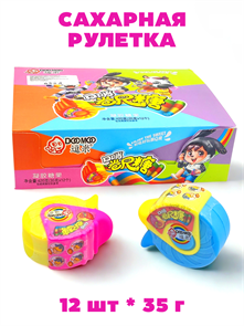 Сахарная жевательная конфета Рулетка Doo Moo (40064) 35 гр*1 кор х 16 бл х 12 шт 40064