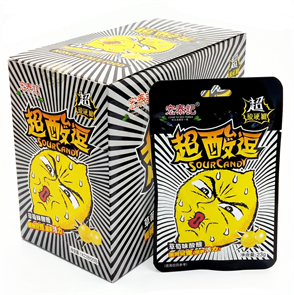 Конфеты Hong Tai Kee Супер кислые Лимон (7188 / 28121) 23 гр*1 кор х 12 бл х 20 шт 7188 /28121