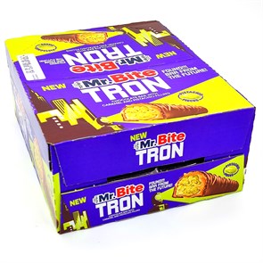 Трубочка из мол. шоколада Mr.Bite TRON (Toren) с Карамелью и фисташ. кремом (TN8100) 24гр*6 бл*24 шт TN8100
