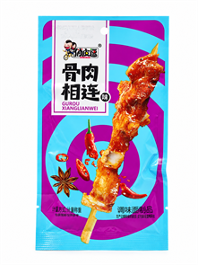 Мясо соевое со вкусом Мяса с приправами GUROU XIANGLIANWEI (72512) 20 гр*1 кор х 14 упак х 30 шт 72512