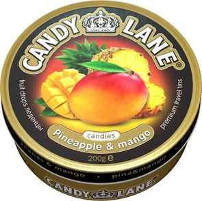 Леденцы фруктовые Candy Lane Ананас и манго ж/б (CL-1-5) 200 гр*4 бл*6 шт CL-1-5