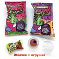 Жевательная резинка BUBBLE БОМБА ОТОРВЫШИ с игрушкой (Danli) 4,5 гр*12 бл*24 шт 8393 - фото 14954