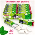 Жевательная резинка WELL подушечки без сахара Мята (0061) 13,2 гр*1 кор х 20 бл х 30 шт 0061 - фото 15228
