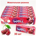 Жевательная резинка WELL подушечки без сахара Черешня (0064) 13,2 гр*1 кор х 20 бл х 30 шт 0064 - фото 15678