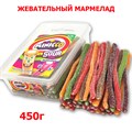 Мармелад Minicco Sour Pencils Multicolour палочки в обсыпке Микс(19500344) 450 гр*1 кор х 12 бл*1 шт 19500344 - фото 16698