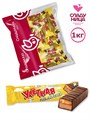 Конфеты Улетная палочка 1 кг шоколадые тем. пралине с мягкой карамелью (66 шт/15,5 гр) 1 кор х 5 пак 74-23/ 22187 - фото 18652
