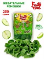 Мармелад жев. Fruity Time в обсыпке со вкусом Зеленого яблока Ремешки 250 гр*1 кор х 15 бл*1 шт 188 250 / 4414 - фото 19083
