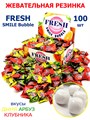 Жевательная резинка дражированная FRESH SMILE Bubble Ассорти вкусов (17h.x00) 3 гр*20 бл*100 шт 17h.x00 - фото 19137