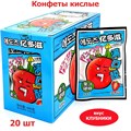Конфеты кислые Sour Клубника (38564) 22 гр*1 кор х 12 бл х 20 шт 38564 - фото 19296