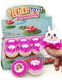 Игрушка - антистресс давилка Зайчик в цветке 5 см 1 блок х 12 шт  202014280 202014280 - фото 19470