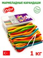 Мармелад EVIZA Кислые карандаши (Микс фрукты) (EVIZA8043) 1 кг*1 кор х 12 контейнеров*1 шт EVIZA8043 - фото 19531