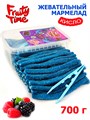 Мармелад жевательный Fruity Time в обсыпке со вкусом Лесных ягод Карандаши 700 гр*1 кор х 6 бл*1 шт 226 700 / 4780 - фото 19900