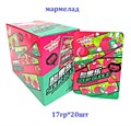 Кислый фруктовый мармелад Wis Chi Клубника (9032) 17 гр*12 бл х 20 шт 9032 - фото 20057