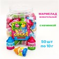 Мармелад жевательный Соска с кислой начинкой (Канди Клаб) (MAR108) 10гр*12 банок*50 шт MAR108 - фото 20116