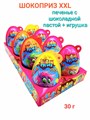 Печенье с шок. пастой и игрушкой ШОКОПРИЗ XXL Няшка Коняшка(Канди Клаб)(EGG061)30 гр*6 бл*8 шт EGG061