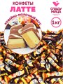 Конфеты Latte / Латте 1 кг шоколадные с тёмной начинкой пралине (64 шт/16 гр) 1 кор х 5 пак*1 шт 76-17 / 5966 - фото 21404