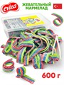 Мармелад EVIZA Кислые ленты с посыпкой (Радуга) (EVIZA3742) 600 гр*1 кор х 12 контейнеров*1 шт EVIZA3742 - фото 21416