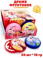 Сахарные фруктовые конфеты Tablet Sugar (0382) 10 гр*1 кор х 12 бл х 20 шт 0382 - фото 21420