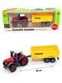 Трактор с прицепом в коробке 21 х 5 х 7,5 см 6661 6661 - фото 21440