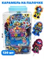 Карамель на палочке Робот Meche war (8675) 6 гр*1 кор х 6 банок х 120 шт 8675 - фото 21517
