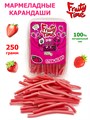 Мармелад жевательный Fruity Time со вкусом Клубники Карандаши 250 гр*1 кор х 15 бл*1 шт 148 250 / 3998