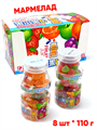 Мармелад в сахаре Fruit Juice в бутылочке YiMuBai (1816) 110 гр*1 кор х 10 бл х 8 шт 1816