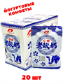 Молочная жевательная карамель LUXIING со вкусом Йогурта (1159) 25 гр*1 кор х 12 бл х 20 шт 1159