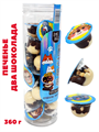Печенье два шоколада в тубе POPCORN CANDY (1328) 360 гр*1 кор х 15 банок*1 шт 1328