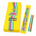 Мармелад SOUR BELT RAINBOW Кислая лента Jolly molly РАДУГА тутти фрутти (AF0015) 8 гр*12 бл*48 шт AF0015