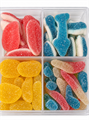 Мармелад жевательный GUMMY BOX Кислый КиКисло Ассорти 10 видов (BO38284) 500 гр*1 кор х 12 конт*1 шт BOX38284