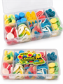 Мармелад жевательный GUMMY BOX Кислый КиКисло Ассорти 10 видов (BO38284) 500 гр*1 кор х 12 конт*1 шт BOX38284