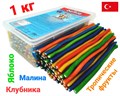 Мармелад DAMLA Мармеладные карандаши (Ассорти) Tayash (8482) 1кг*1кор х 12 контейнеров*1 шт TS8482