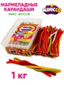 Мармелад Minicco Pencils Multicolour палочки Микс вкусов (19500172) 1000 гр*1 кор х 8 контейнер*1 шт 19500172-1